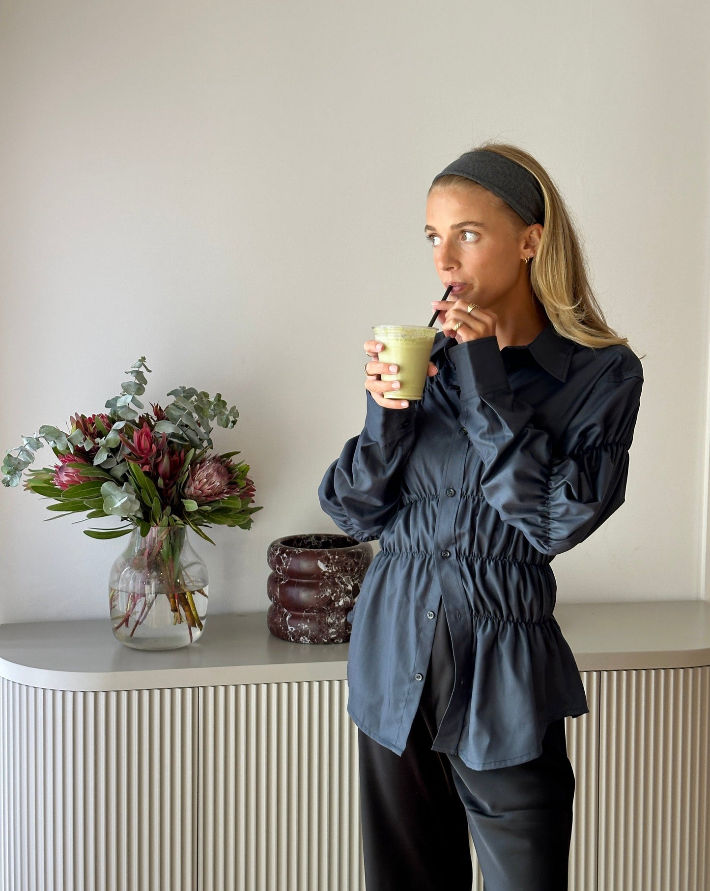 MARTHE – Raffungbluse