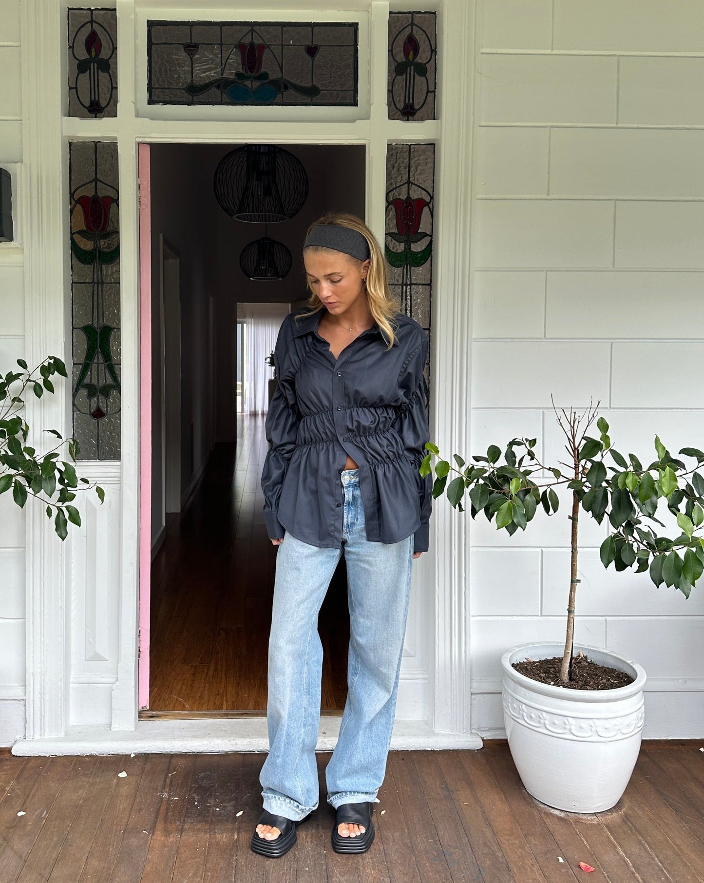 MARTHE – Raffungbluse